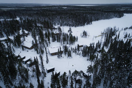 Das Resort nahe Rovaniemi