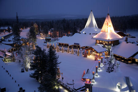 Das Weihnachtsmanndorf von oben ©Visit Rovaniemi 