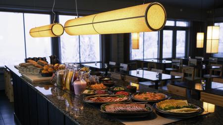 Buffet im Restaurant