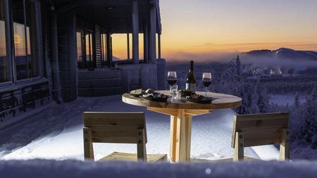 Aussicht vom Restaurant Kotva