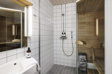 Badezimmer mit Sauna, Superior Zimmer 