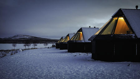 Exklusive Glasiglus direkt am See @arcticlandadventure