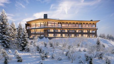 Das neue Arctic Hilltop Boutique Hotel auch als Hotel Iso-Syöte bekannt