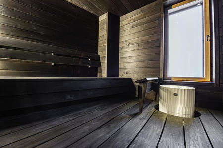 Sauna in der Phönix Suite