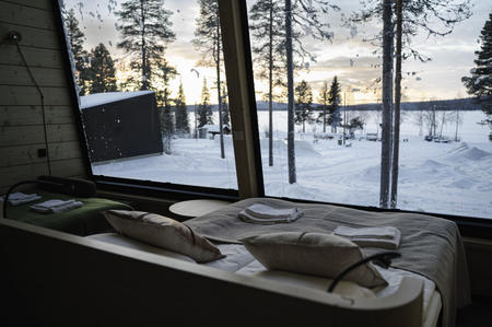 Ausblick aus der Panorama-Hütte