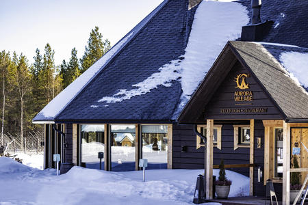 Hotelrestaurant von außen