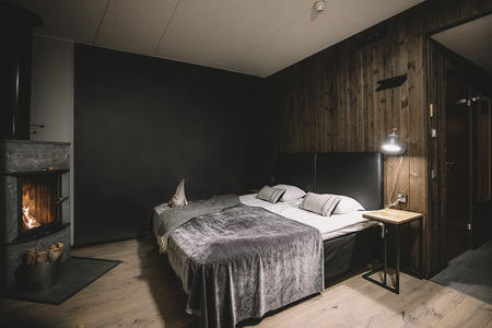 Doppelzimmer mit Kamin