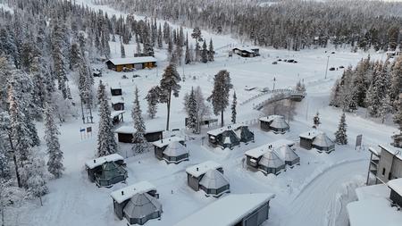 Santas Hotel Aurora von oben