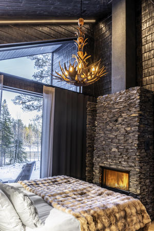 Kamin, Panorama-Lodge