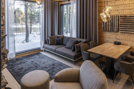 Wohn- und Essbereich, Panorama-Lodge