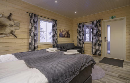 Moderne Superior Doppelzimmer mit privater Sauna