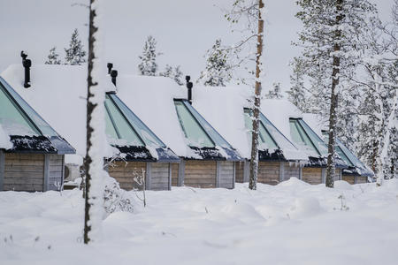 Glasiglus, Northern Lights Village Saariselkä