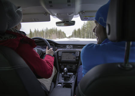  mit an Bord als Rallye-Pilot in Lappland (c) Daniel Zehrfeld 