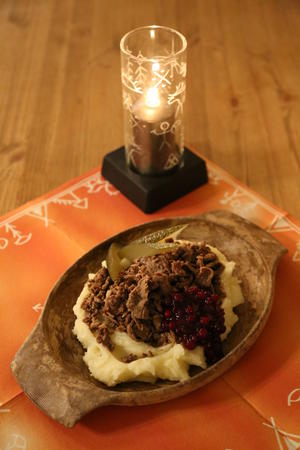 In Nuorgam speisen Sie traditionell Finnisch