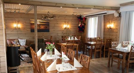Das Restaurant Suvanto im Holiday Village Nuorgam