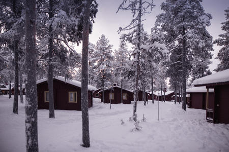 die Blockhütten in Torassieppi