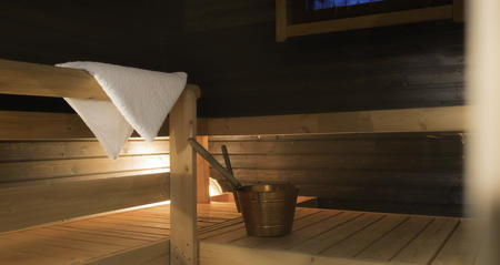 Entspannen Sie in der Gemeinschaftssauna