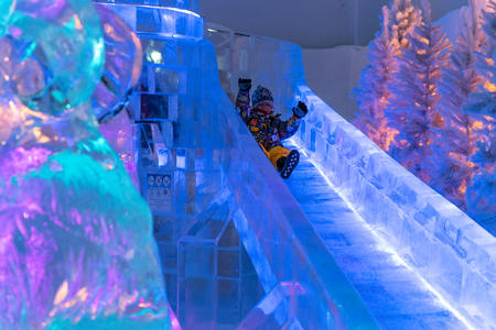 Eisrutsche, Indoor-Erlebniswelt SnowExperience
