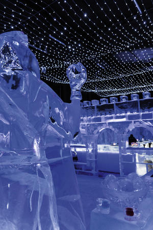 Kunst aus Eis und Schnee