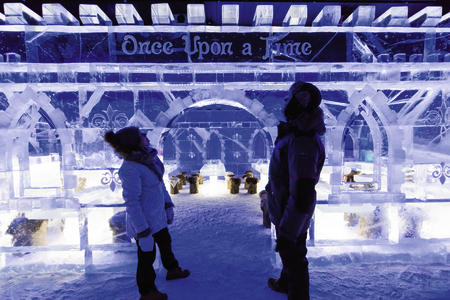 Eisrestaurant im Thema Märchenwelt
