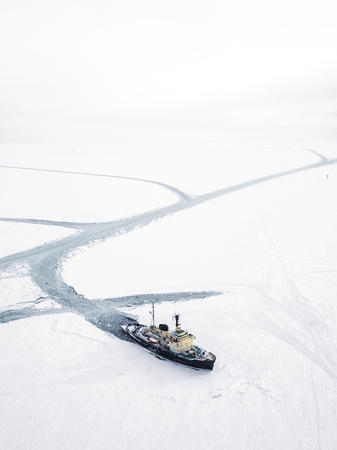 Fahrt mit dem Eisbrecher Sampo