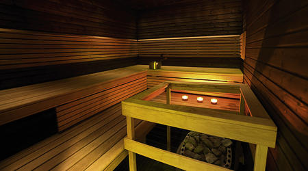 Tägliche Saunamöglichkeit im Sokos Hotel Levi 