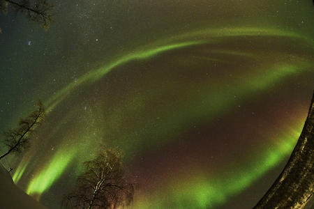 Nordlichter am Sternenhimmel, Geführte Nordlichtreise nach Utsjoki (c) Klaus-Peter Kappest