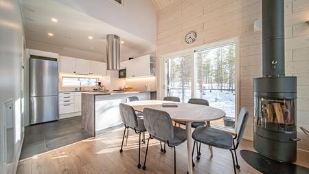 Offene Wohnküche in der moderenen Doppelhaushälfte (102m²) mit 2-3 Schlafzimmern