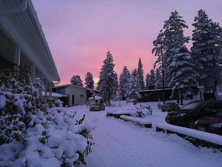 Hotel Herkko Abendstimmung