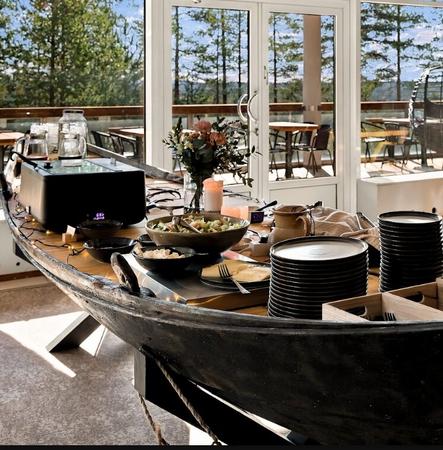 Buffet im Restaurant