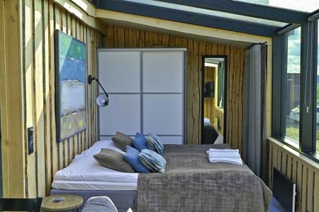 In der Polar Sky Suite ist bei Belegung mit mehr als zwei Personen ein zusäzliches Schlafsofa möglich