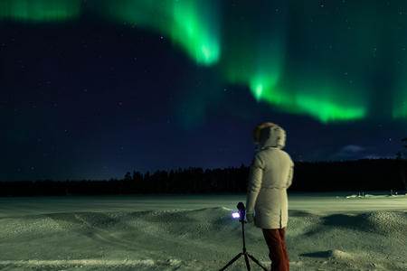 Nordlicht Fototour in und rundum den Ylläs