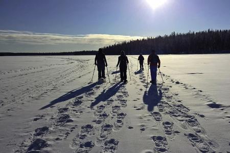  Schneeschuhwandern in Finnland 