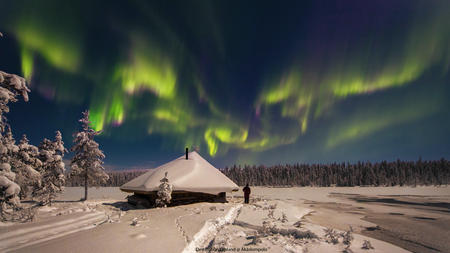 Unter den Polarlichtern