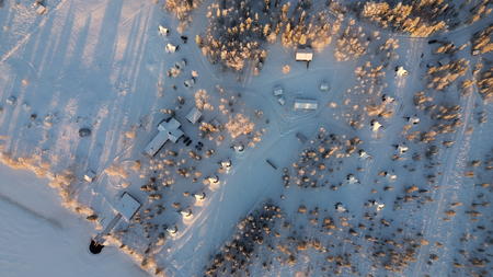 Nivunki Village von oben