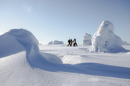Schneeschuhwanderung auf dem Fjell