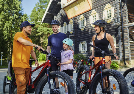 Mit der Familie zum Fatbike-Ausflug