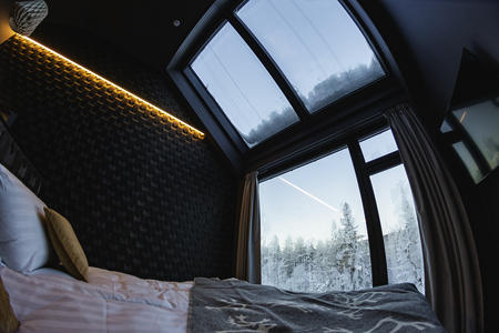 Aurora Doppelzimmer deLuxe mit Glasdach