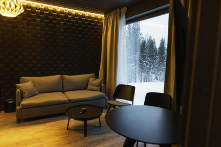 Wohnbereich der Panorama Suite