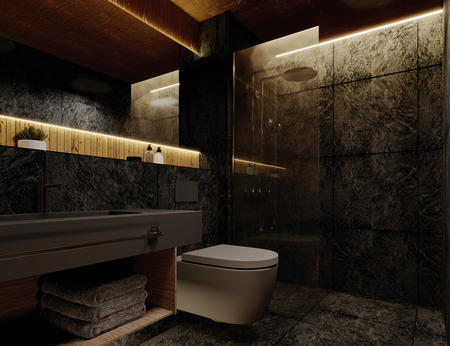 Badezimmer im Premium Doppelzimmer