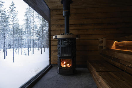 Sauna mit Panoramaausblick
