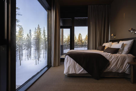 Schlafzimmer mit Panoramablick, Suite