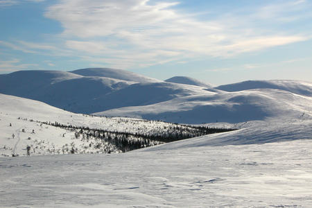 Umgeben von der Fjäll-Landschaft