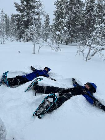 Verschnaufpause im Schnee