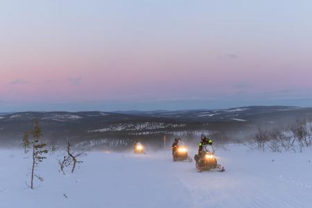 Über die Fjälls bei Saariselkä