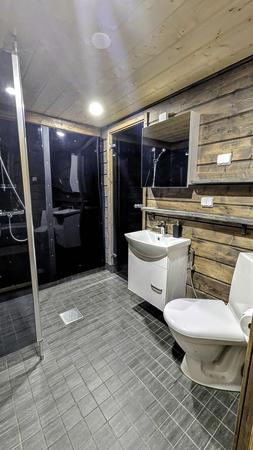 Badezimmer, Ferienhaus mit einem Schlafzimmer