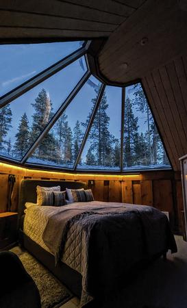 So schlafen Sie im Glasiglu