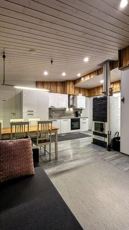 Küche, Ferienhaus mit zwei Schlafzimmern