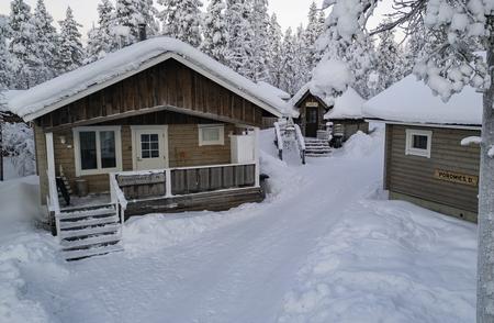 Willkommen in Ihrem Winterhaus im finnischen Wald, Ferienhaus mit 1 Schlafzimmer