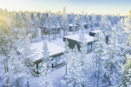 Deluxe-Doppelzimmer von außen